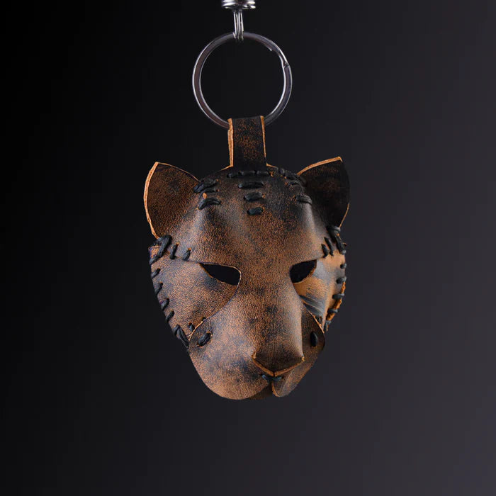 Tiger Leather Key Chain | Unisex Wild Animal Keychain Gift – Lone