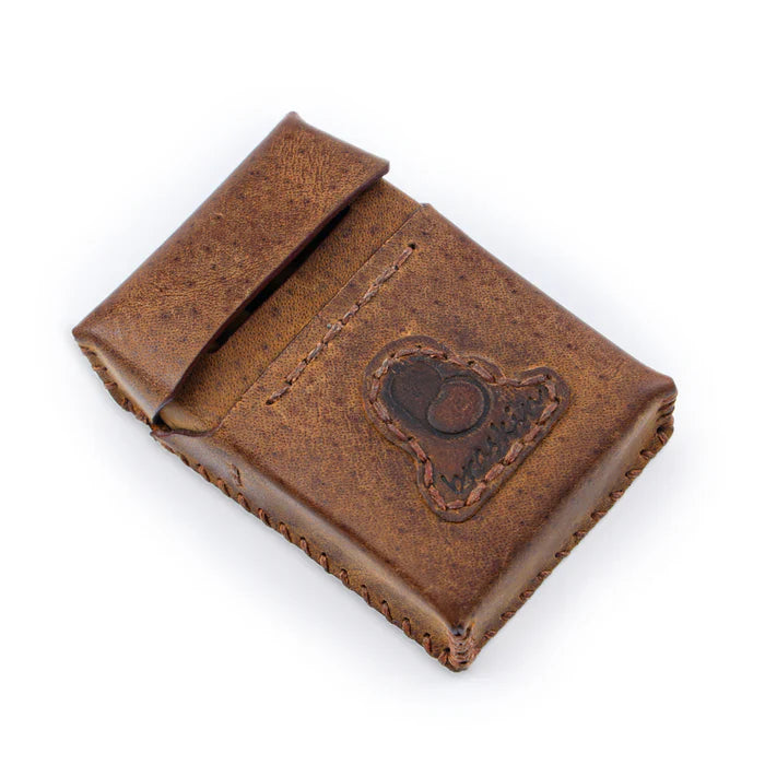 handmade leather cigarette case Classic Caramel Leather Cigarette Case Premium Stylish Carry – Lone Oak  Leather Co